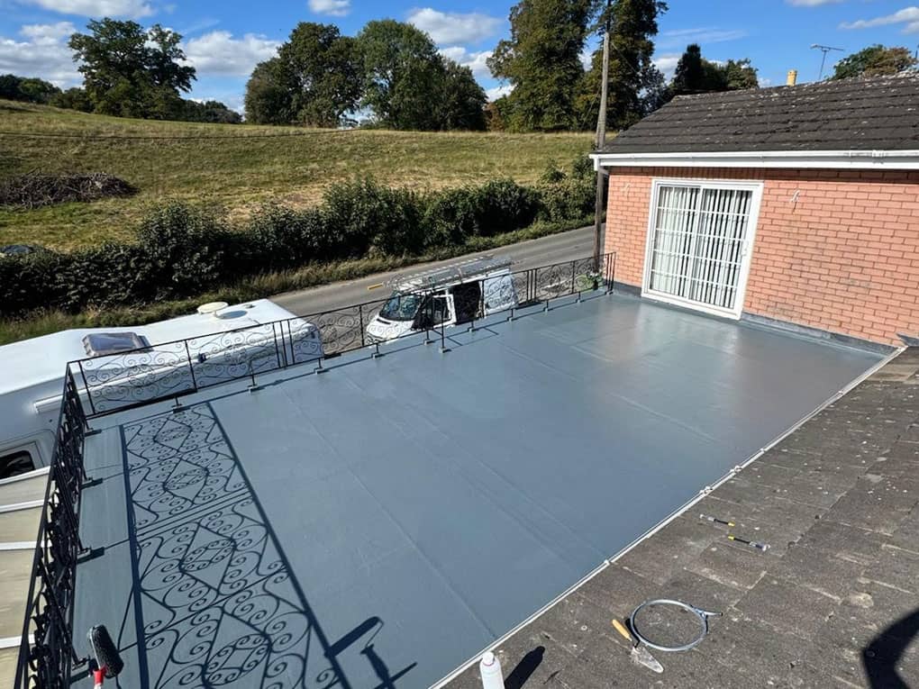 New Flat Roof installation