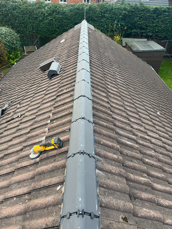 Roof repair completed
