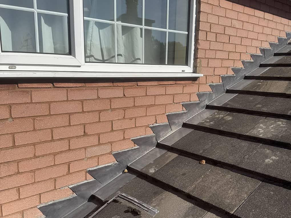 Lead Flashing at North Wales property