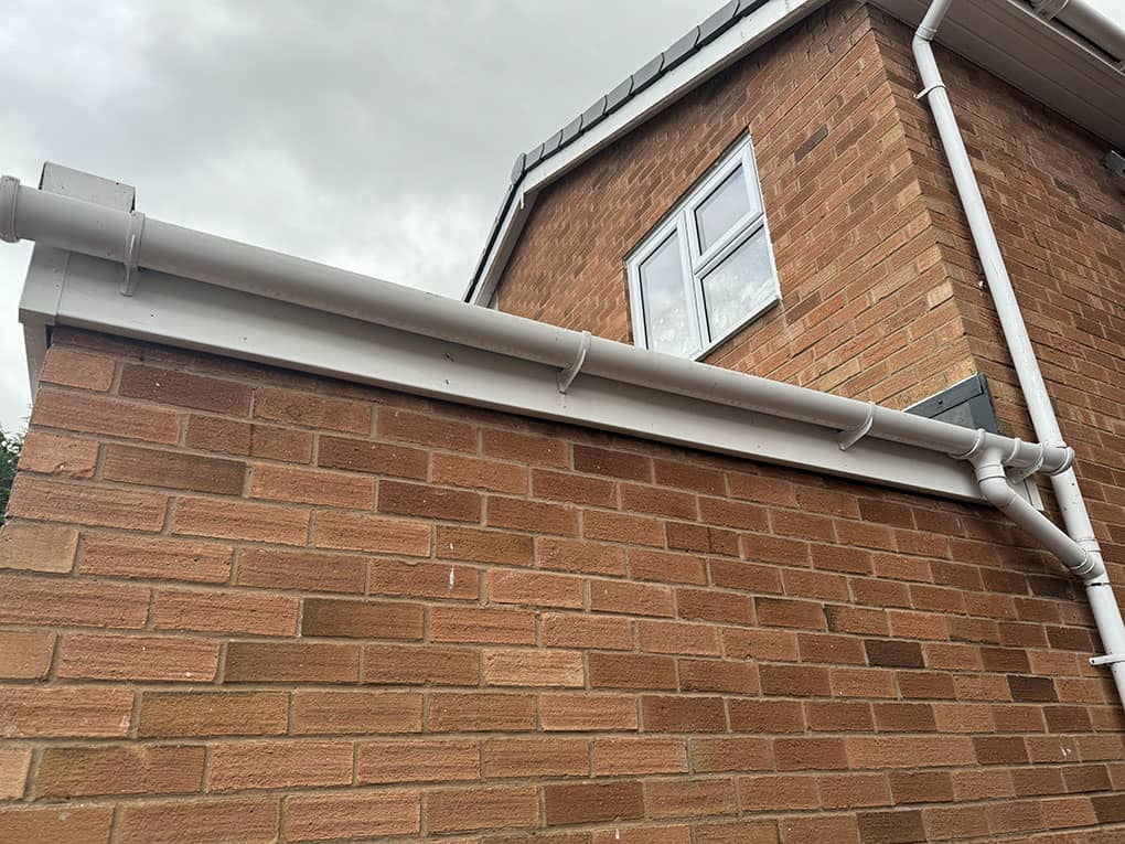 New PVC Gutters